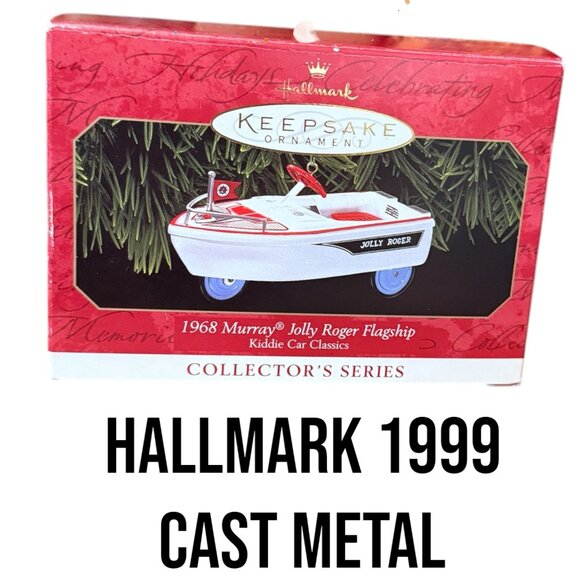 1999 Hallmark Cast Metal Jolly Roger Kiddie Car Classic - Picture 2 of 14